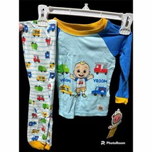 NWT Moonbug CoComelon Boy&#39;s Cotton Long Sleeve Pajamas PJs Warm 3T - £7.79 GBP