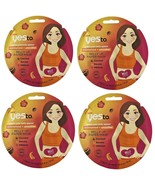 4x Yes To Moisturized + Smoother Belly Up Paper Mask 0.5 fl oz Coconut B... - $279.15 MXN