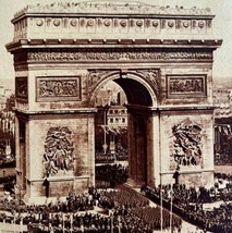 Bastille Day Parade Triumphal Arch Paris 1920s WW1 Military March GrnBin2 - £31.87 GBP