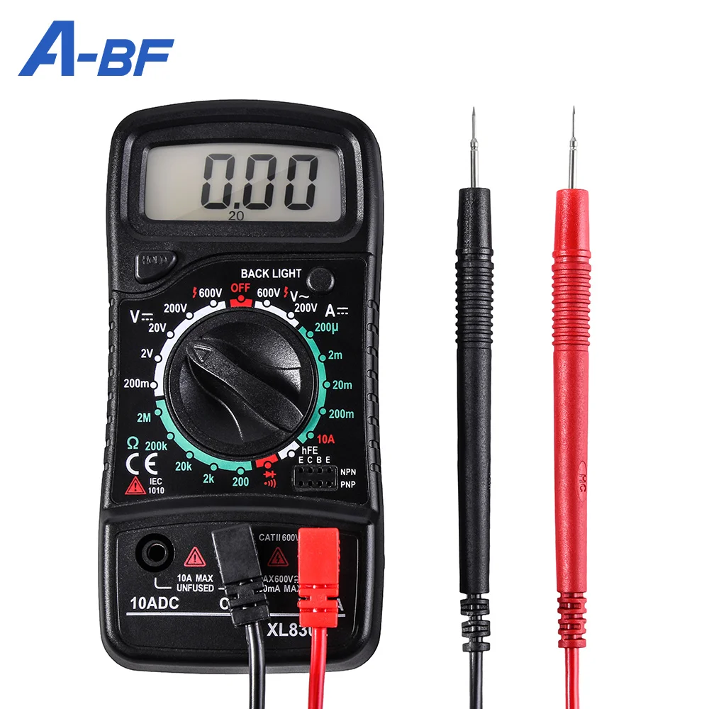 A-BF Digital Multimeter Intelligent Auto Range Voltmeter  AC DC 220V Resistance  - £167.52 GBP