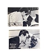 Vintage Postcard Couple Kissing Lot of 2 Black and White Lovers Made in ... - $147.62 MXN