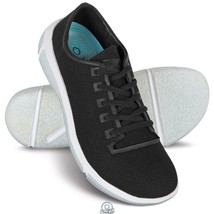 The Gentleman&#39;s Knee Pain Relieving Oxford Sneakers Black Breathable Size 9 - £37.92 GBP