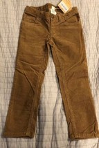 Bnwts Lands End Boys Corduroy Pants Size 4 Pencil Leg Adjustable Waistband - $14.84