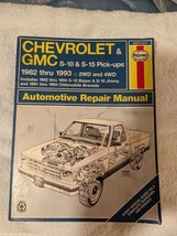 Haynes Repair Manual 24070 831 Chevrolet &amp; GMC S-10 S-15 1982-1993 (1998) - £9.86 GBP