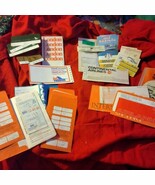 Vintage 1980 travel tickets Braniff Continental Jet Reisen Braniff Inter... - €39,07 EUR