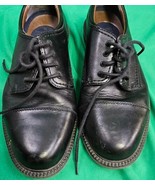 Dockers Dress Black Leather Shoes Oxfords Lace Up Mens Size 8M 90-2214 - €15,77 EUR