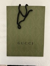 Gucci Green Plastic Shopping Gift Bag - $29.03