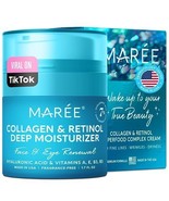 MAREE Face Moisturizer - Collagen Cream for Women - Anti-Wrinkle Eye Bal... - £34.57 GBP