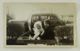 Vintage Photo COATESVILLE PA Genealogy PLATT Family AMERICAN EXPRESS Wag... - $10.93