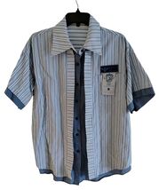 Harry Potter Ravenclaw Wizard World Sleep Wear XL  Shirt Nightgown Striped  - $69.70 CAD