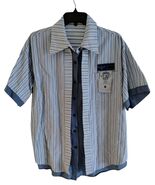 Harry Potter Ravenclaw Wizard World Sleep Wear XL  Shirt Nightgown Striped  - $912.94 MXN