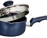 T-FAL ~ BLUE ~ 1 Quart ~ Saucepan w/Lid ~ Non-Stick ~ Thermo-Spot ~ Cook... - £22.42 GBP