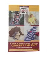 Walmart Crochet &amp; Knit Out 2002 Patterns Booklet 8 Easy &amp; Intermediate P... - $22.89 CAD