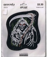 Accents Applique Grim Reaper Iron On - $3.52