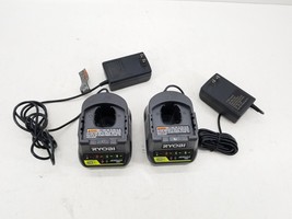 Lot of 2 Ryobi One+ P118B 18V Lithium Ion Battery Chargers - $34.72