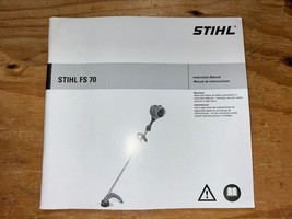 STIHL FS 70 FS70 Trimmer Instruction Owners Operators Manual - $9.89