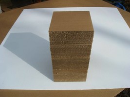 4 x 4 corrugated cardboard pads (100) pcs - $6.95
