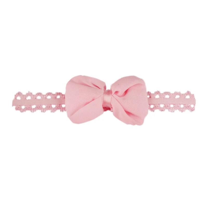 Kids Girl Baby Headband Toddler Lace Bow Flower Hair Band Soft Elastic K... - $12.83