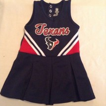 NFL Team Apparel dress Size 18 mo Houston Texans cheerleader uniform blue  - £15.57 GBP