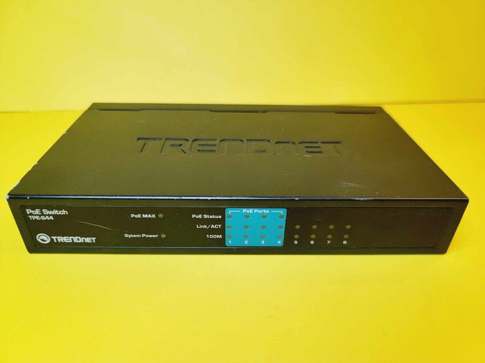 *UNTESTED* TRENDNET TPE-S44 A2.2R 8 PORT 10/100 MBPS FAST POE ETHERNET S... - $8.80