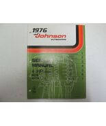 1976 Johnson Outboards 4 HP 4R76 4W76 Service Repair Shop Manual JM-7603... - $98.09 CAD