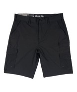 Iron Co Stretch Performance Hybrid Cargo Shorts BlackSoot Size 32 - $14.84