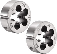 uxcell 5/8-11 UNC Round Die, Machine Thread Right Hand Threading Die,, 2pcs - £30.36 GBP