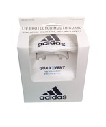 Adidas WHITE Quad Vent Sports Mouth Guard Lip Protector Tether Included  - £7.77 GBP