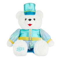 Holiday Time Snowflake Teddy Nutcracker Girl Child&#39;s Plush Toy, Blue 15&quot; - £25.57 GBP