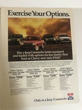 Jeep Comanche Vintage Print Ad Advertisement pa11 - $6.92