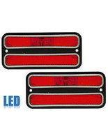 68-72 Chevy GMC Truck Rear Back Side LED Red Marker Light Lamp w/ Trim &amp;... - $61.95