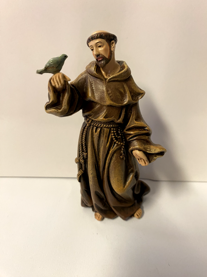 Saint Francis of Assisi 4 " Small Statue, New #AB-099
