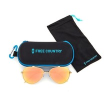 Free Country Women&#39;s Fashion Sunglasses with Microfiber Bag and Zippered Case - £10.48 GBP