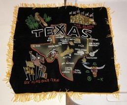 Texas “The Alamo” Attractions Vintage Small Tapestry Pillowcase Textile ... - $6.80