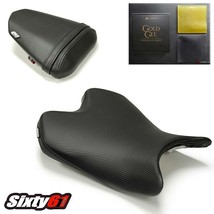 Yamaha R6 Seat Cover with Gel 2008-2015 2016 Luimoto Front Rear Black Carbon - £164.54 GBP
