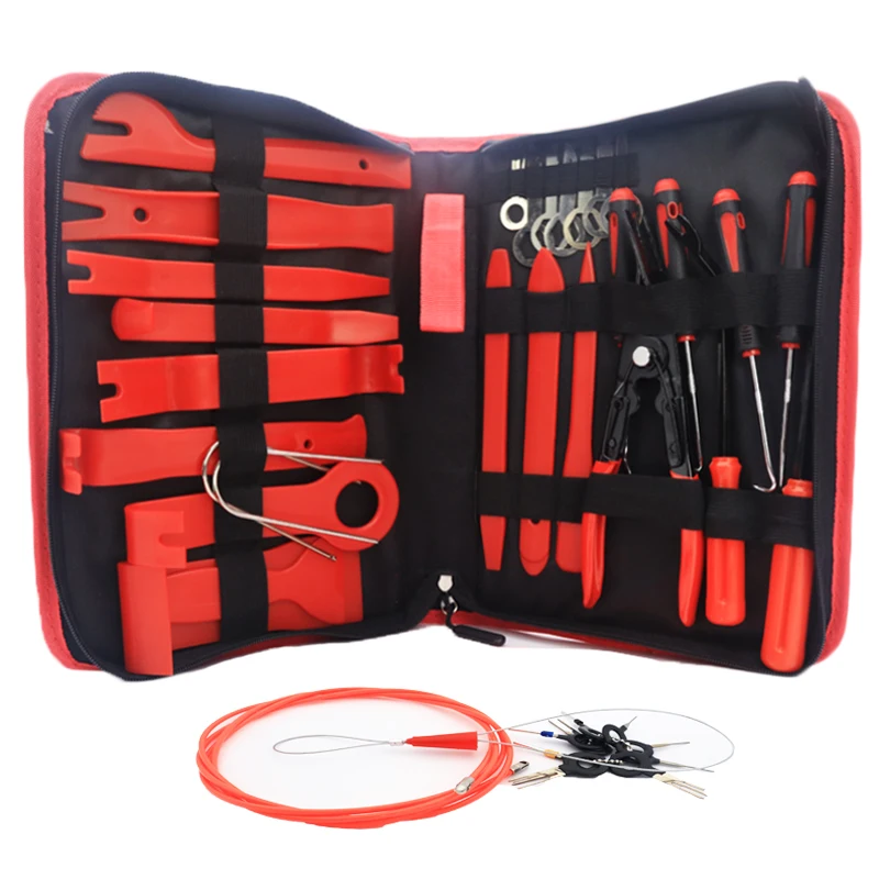 Auto Interior Disassembly Kit Car Plastic Trim Removal Tool Car Clips Puller Diy - £10.57 GBP+