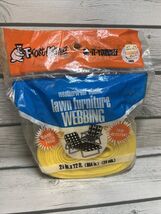 Frost King Lawn Furniture Webbing 2 1/4" x 72' Yellow - NEW - $14.85