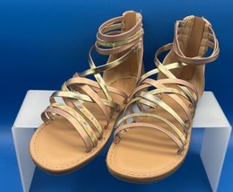 Cat &amp; Jack shoes - strappy boot sandals - girls size 13 *Pre-Owned* Exc.... - $12.09