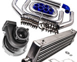 Universal Billet GT3582 Turbocharger Kit + Intercooler + 2.5&quot; Turbo Pipe... - £2,092.92 GBP