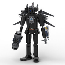 Large Robot Figure Cameramen Speakerman MOC Model Building Bricks Toys - £77.96 GBP+