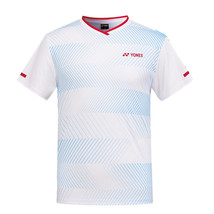 YONEX 23SS Unisex T-Shirt Badminton Clothing Apparel Casual White NWT 231TS056U - £37.44 GBP