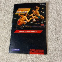 Natsume Championship Wrestling Super Nintendo SNES instruction manual only  - $30.19
