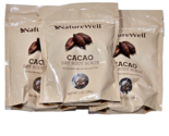 3 Pack Naturewell Cacao Dry Body Scrub Smoother Skin Improved Tone 7oz - $25.99