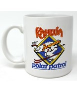 Kahlua Polar Patrol Bear 1980s Vintage White Coffee Mug Tea Cup - £12.44 GBP