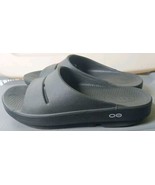 Oofos OOahh Recovery Sandals Size M7-W9 Black Slides Comfort Flip Flops U8 - $39.77 CAD