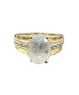 Diamond Women&#39;s Solitaire ring 14kt Yellow Gold 376416 - £223.02 GBP