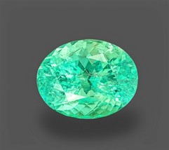 Fine 10.5 cts Natural Paraiba Tourmaline Neon Green from Mozambique - £14,825.29 GBP