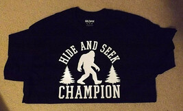 Hide and Seek Champion Bigfoot Shirt! Sz S-XL! Made to Order! NEW!! - $9.89+