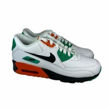 Nike Air Max 90 LTR Leather Starfish White Green 833412-119 Youth 6.5Y/ Wmns 8 - £79.24 GBP