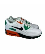 Nike Air Max 90 LTR Leather Starfish White Green 833412-119 Youth 6.5Y/ ... - £78.63 GBP